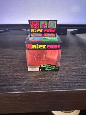 NeeDoh Nice Cube Pink Squishy Toy